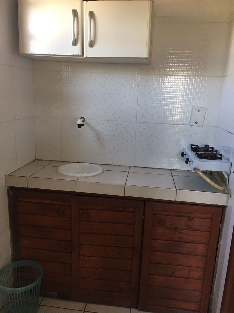 Cozinha do apartamento do Apartamento 1 no Camping Padang