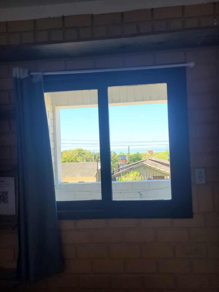Vista da janela do Apartamento 5 no Camping Padang