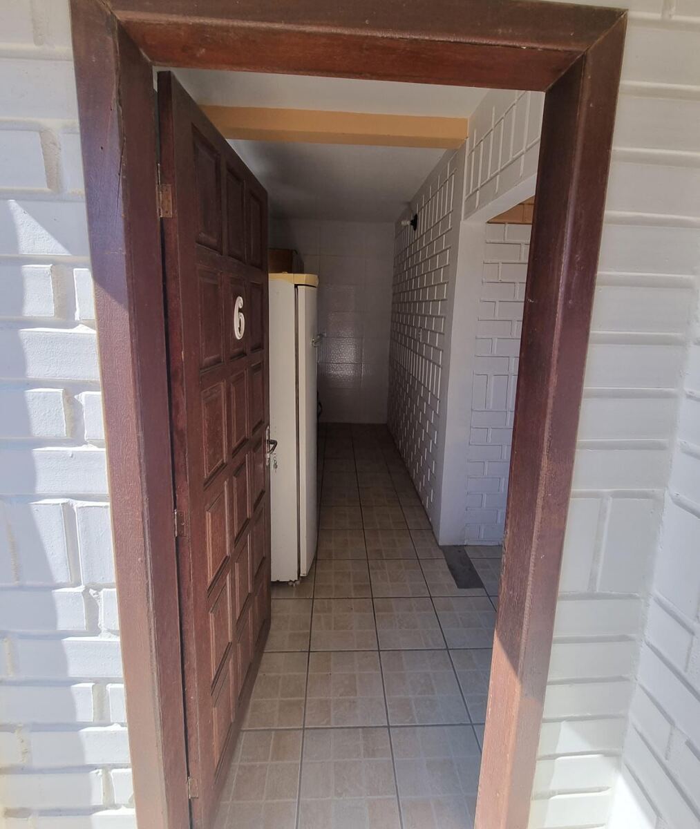 Entrada do apartamento do Apartamento 6 no Camping Padang