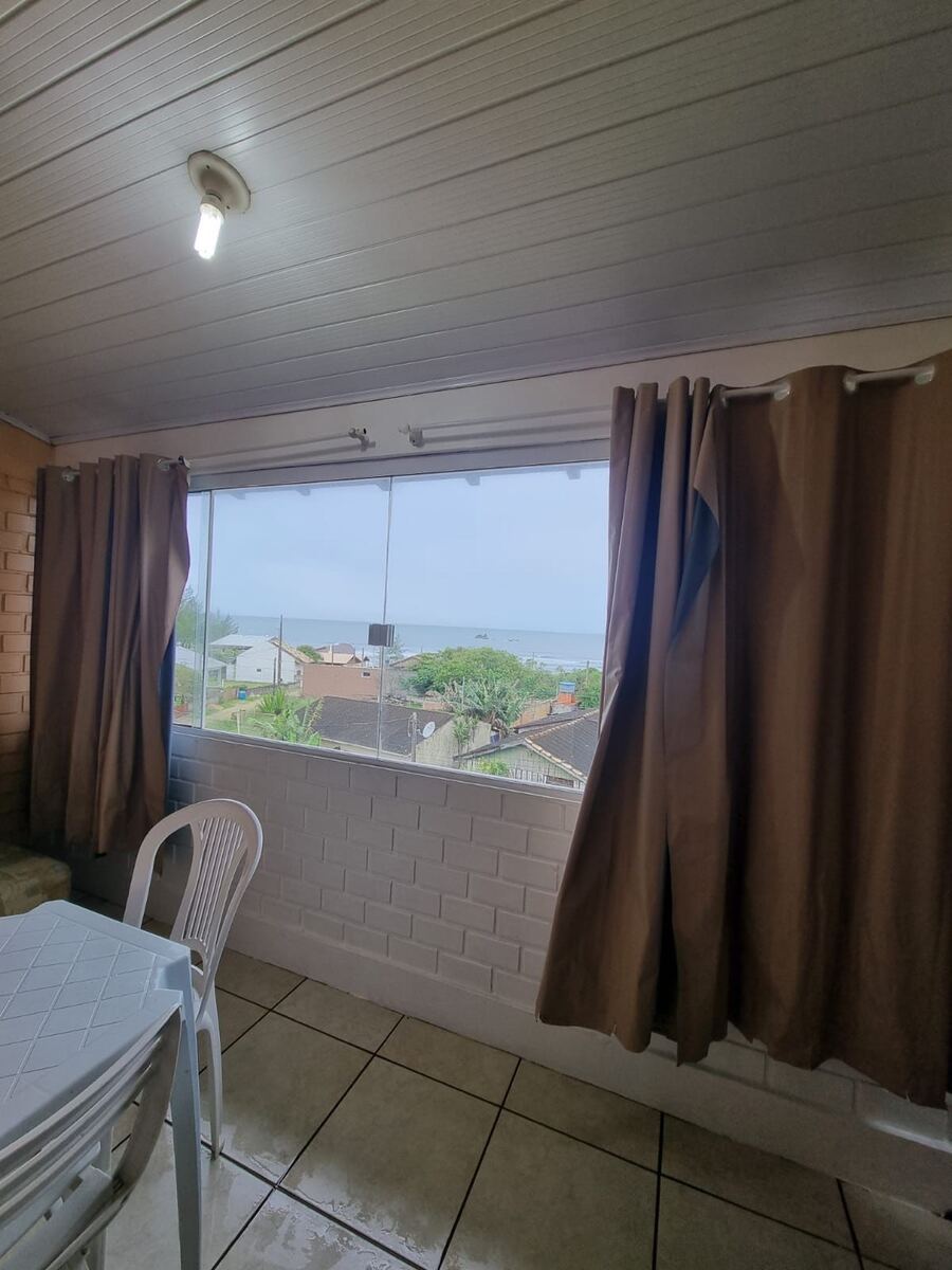 Vista para o mar do Apartamento 7 no Camping Padang